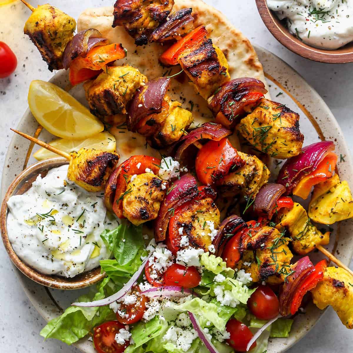Chicken Kebab Plate